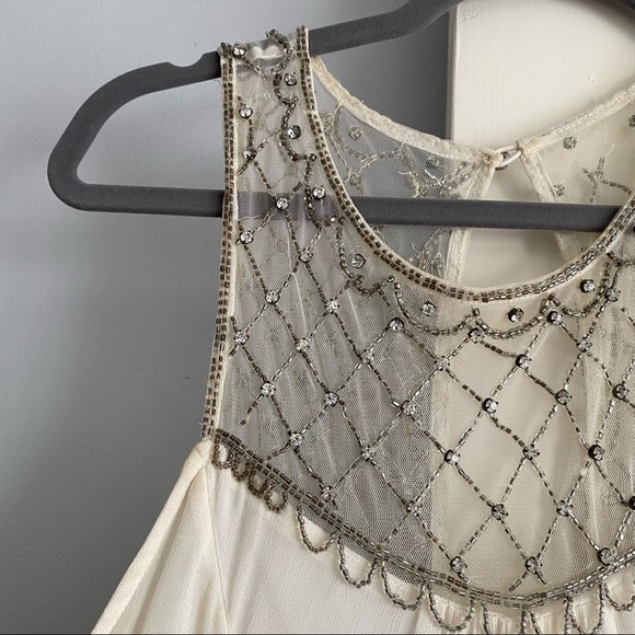 UO Kimchi Blue White Embellished Dress - Picture 4 of 6